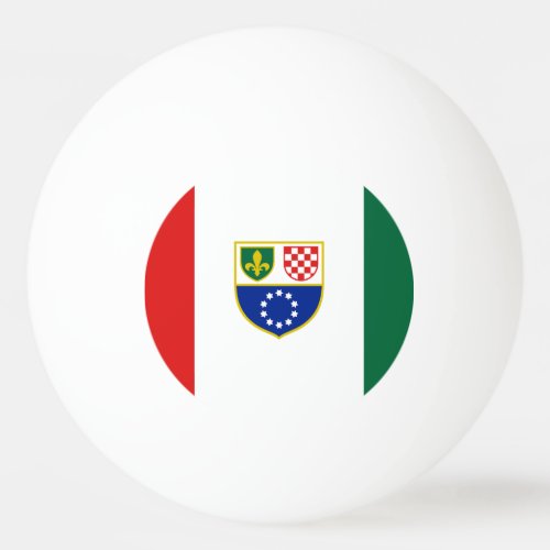 Bosnia Herzegovina Federation Flag Ping Pong Ball