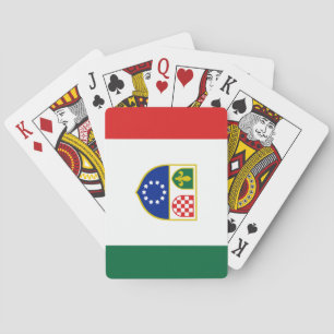 Bosnia Herzegovina Federation Flag Poker Cards