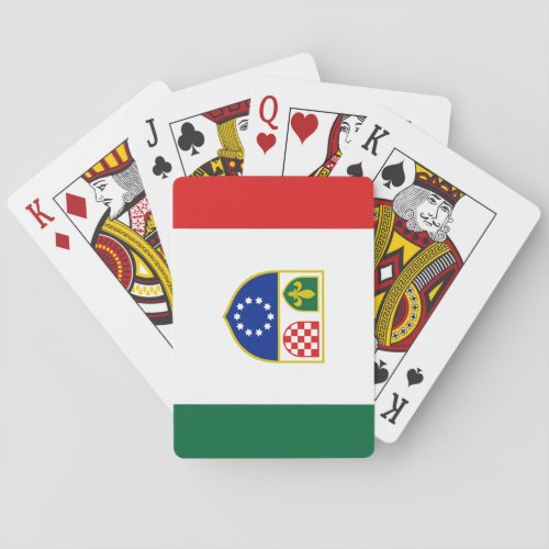 Bosnia Herzegovina Federation Flag Poker Cards