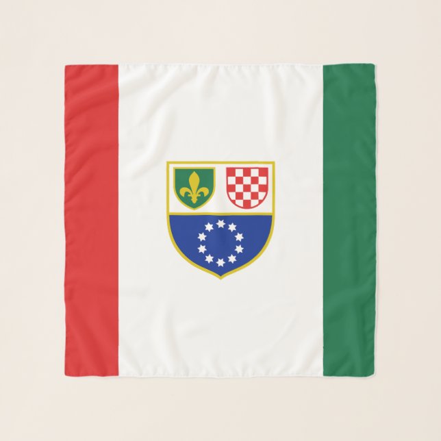 Bosnia Herzegovina Federation Flag Scarf (Front)