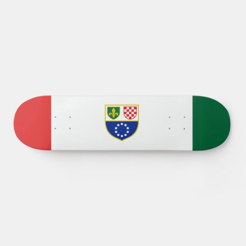 Bosnia Herzegovina Federation Flag Skateboard
