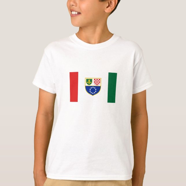 Bosnia Herzegovina Federation Flag T-Shirt (Front)
