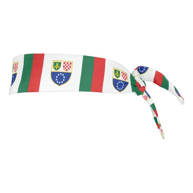 Bosnia Herzegovina Federation Flag Tie Headband (Rotate 90)