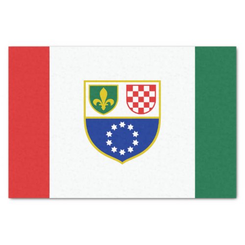 Bosnia Herzegovina Federation Flag Tissue Paper