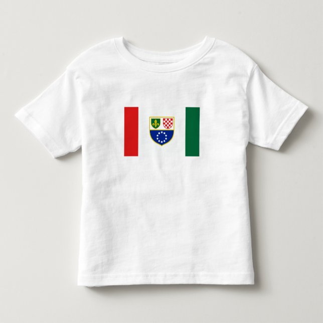 Bosnia Herzegovina Federation Flag Toddler T-shirt (Front)