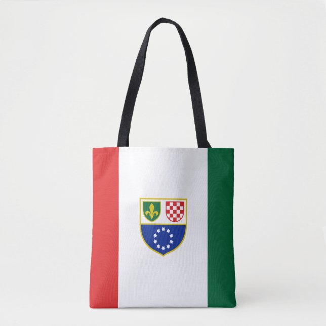 Bosnia Herzegovina Federation Flag Tote Bag (Front)