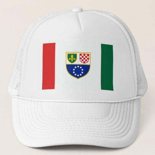 Bosnia Herzegovina Federation Flag Trucker Hat