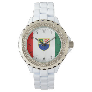 Bosnia Herzegovina Federation Flag Watch