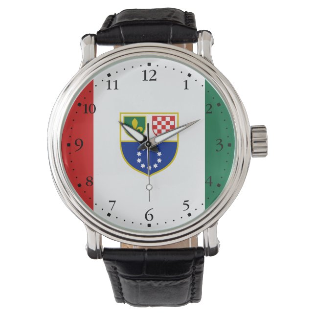 Bosnia Herzegovina Federation Flag Watch (Front)