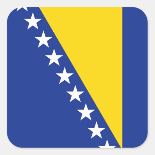 Bosnia Herzegovina Flag Sticker