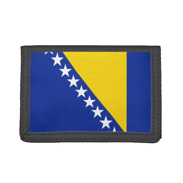Bosnia Herzegovina Flag Wallet (Front)