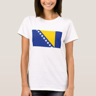 Bosnia Herzegovina Flag x Map T-Shirt