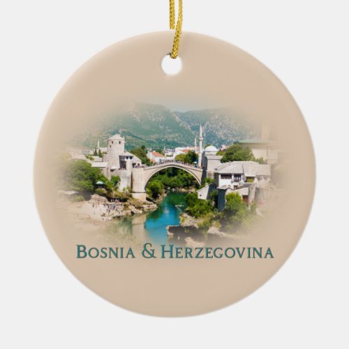 Bosnia  Herzegovina Mostar Ceramic Ornament