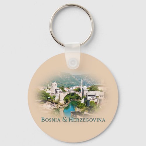 Bosnia  Herzegovina Mostar Keychain