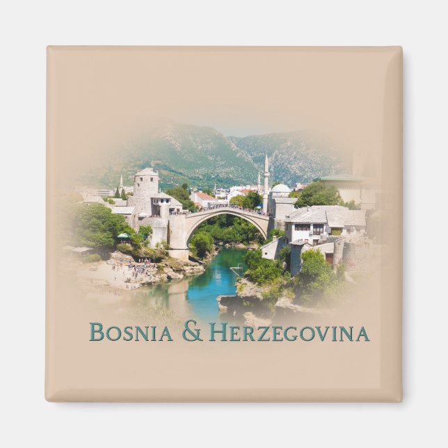 Bosnia & Herzegovina: Mostar Magnet (Front)