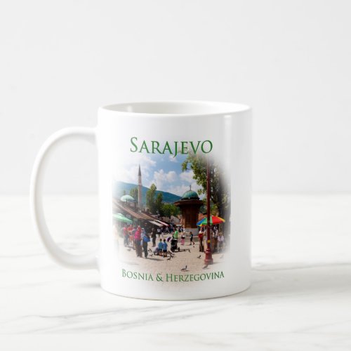 Bosnia  Herzegovina Sarajevo and Mostar Coffee Mug