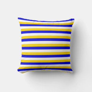 Bosnia Herzegovina Uruguay flag stripes country pa Throw Pillow