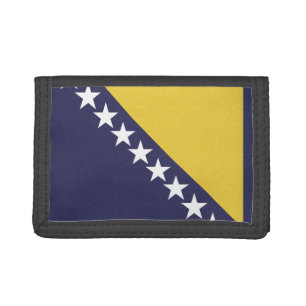 Bosnia-Herzgovina Flag Trifold Wallet