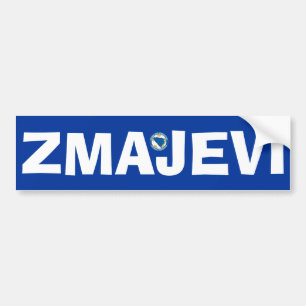 Bosnia National Football Team "Zmajevi" Bumper Sticker