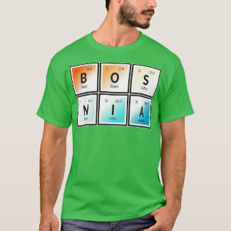 Bosnia Table of Elements T-Shirt