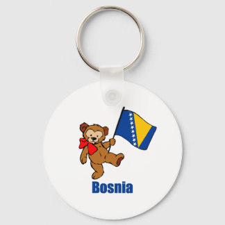 Bosnia Teddy Bear Keychain