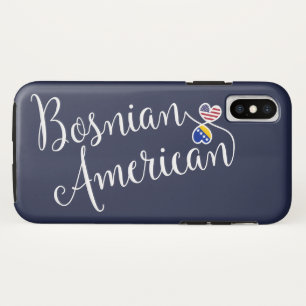 Bosnian American Entwined Hearts Cell Phone Case