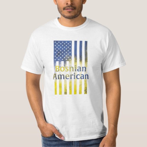 Bosnian American Flag T_Shirt