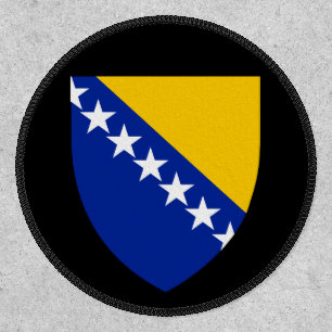 Bosnian Coat of Arms Bosnia and Herzegovina Patch