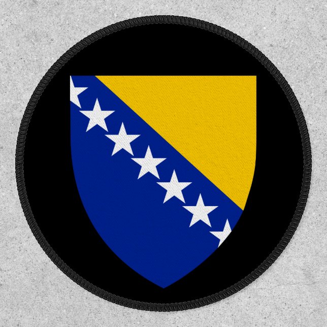 Bosnian Coat of Arms Bosnia and Herzegovina Patch (Front)