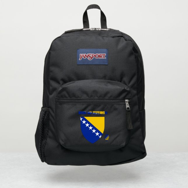 Bosnian coat of arms JanSport backpack (Front)