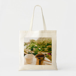 Bosnian Coffee break in Mostar  Tote Bag