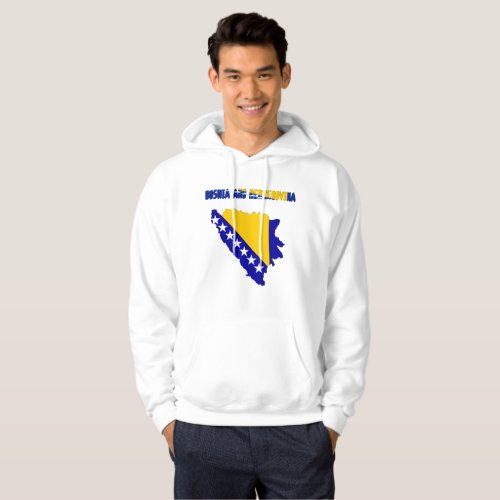 Bosnian country flag hoodie