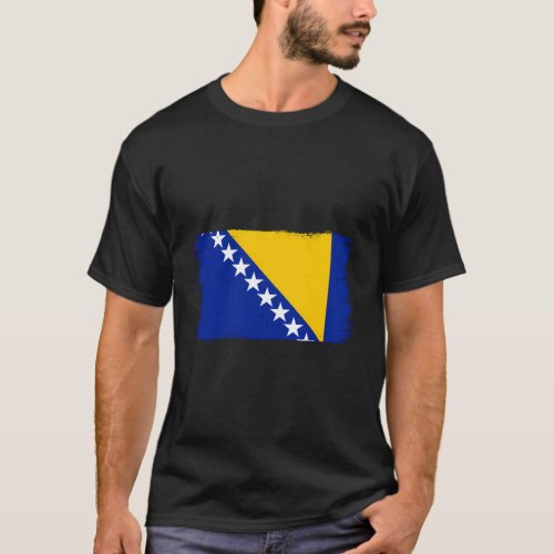 Bosnian Flag Bosnia And Herzegovina T_Shirt
