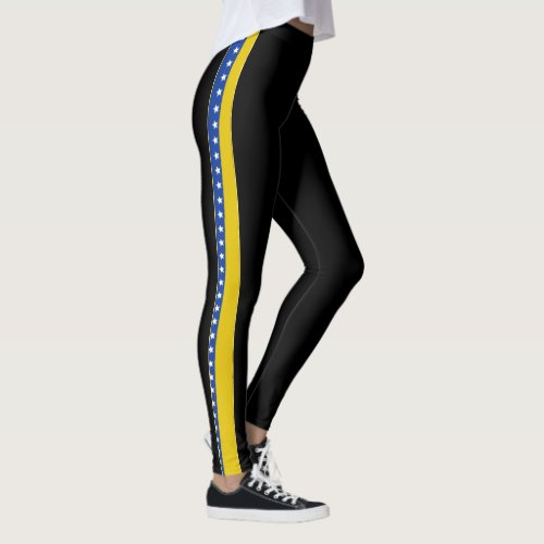 Bosnian flag leggings