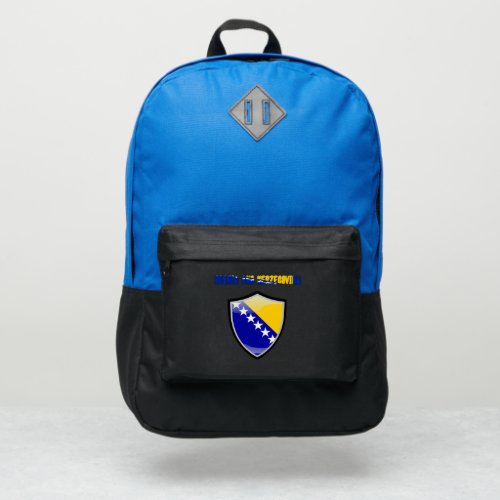 Bosnian flag port authority backpack