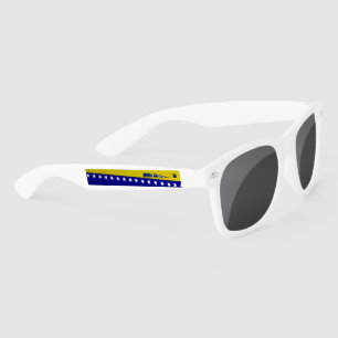 Bosnian flag sunglasses