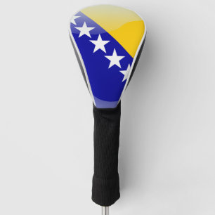 Bosnian glossy flag golf head cover