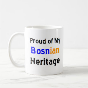 bosnian heritage coffee mug