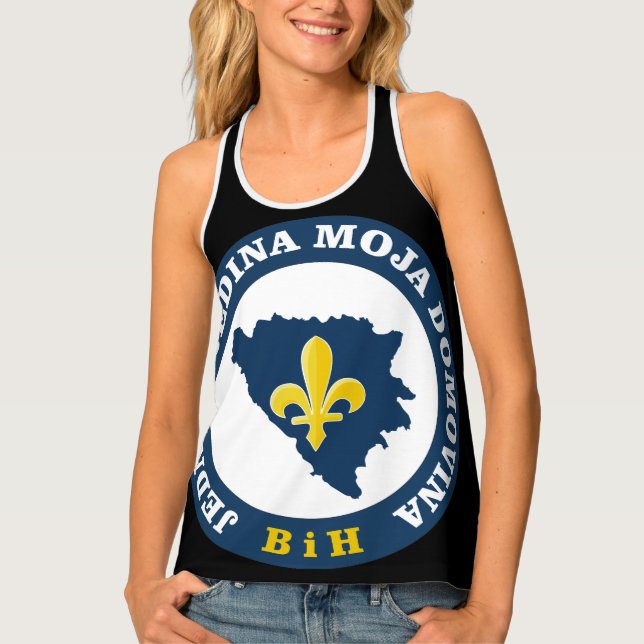 Bosnian lily tank top (Front)