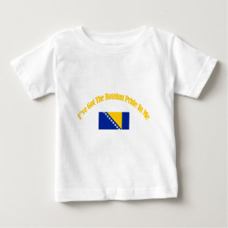bosnian patriotic flag designs baby T-Shirt