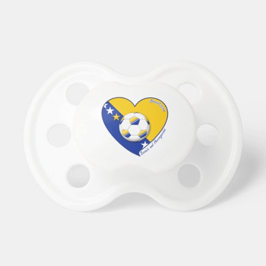Bosnian Soccer National Team BOSNIA Football" 2014 Pacifier (Front)