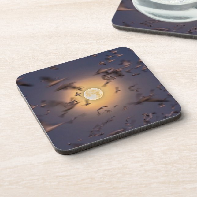 Bosque del Apache National Wildlife Refuge Beverage Coaster (Left Side)