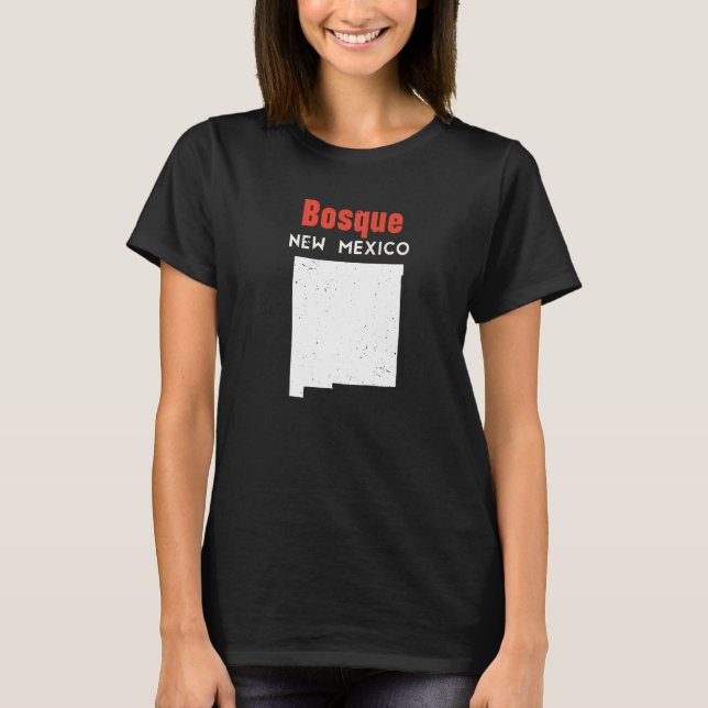 Bosque Farms USA State America Travel New Mexican  T-Shirt (Front)