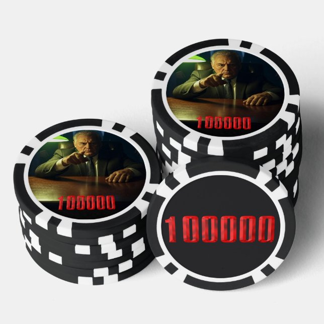 Boss 100000 dollars poker chip (Stack)