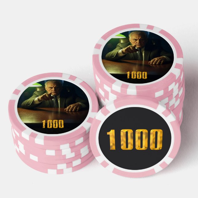 Boss 1000 dollars poker chip (Stack)