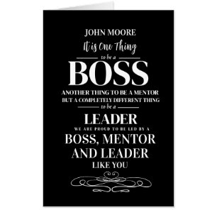 Boss appreciation week card