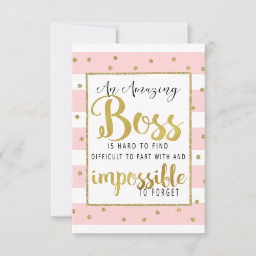 Boss appreciation week card