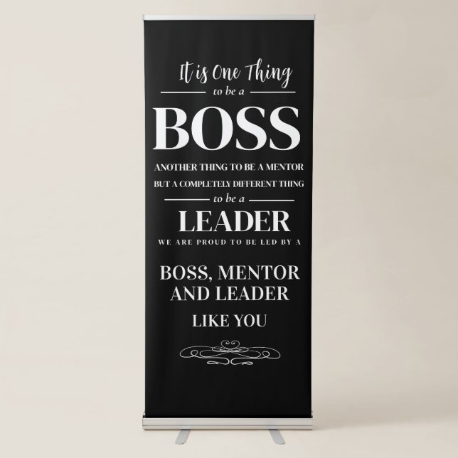 Boss appreciation week card   retractable banner (Front)