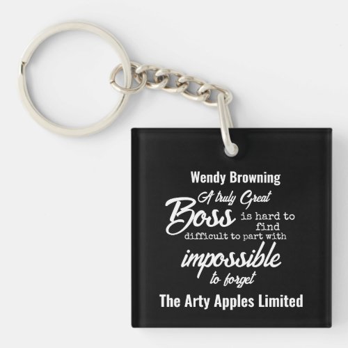 Boss appreciation week  keychain