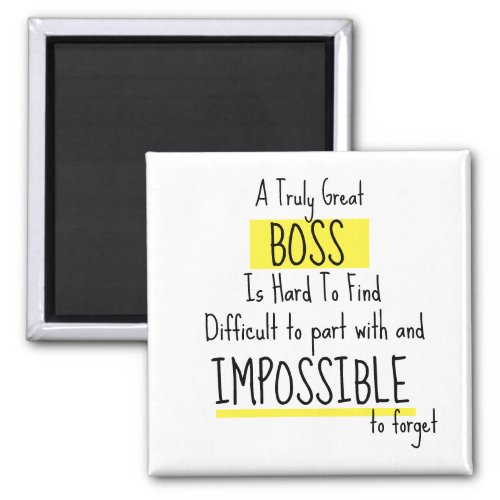 Boss appreciation week    magnet